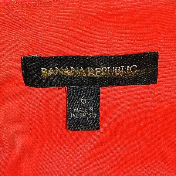 Banana Republic SL Cross Back Hot Pink BR Foo Jumpsuit Size 6 - Picture 7 of 10